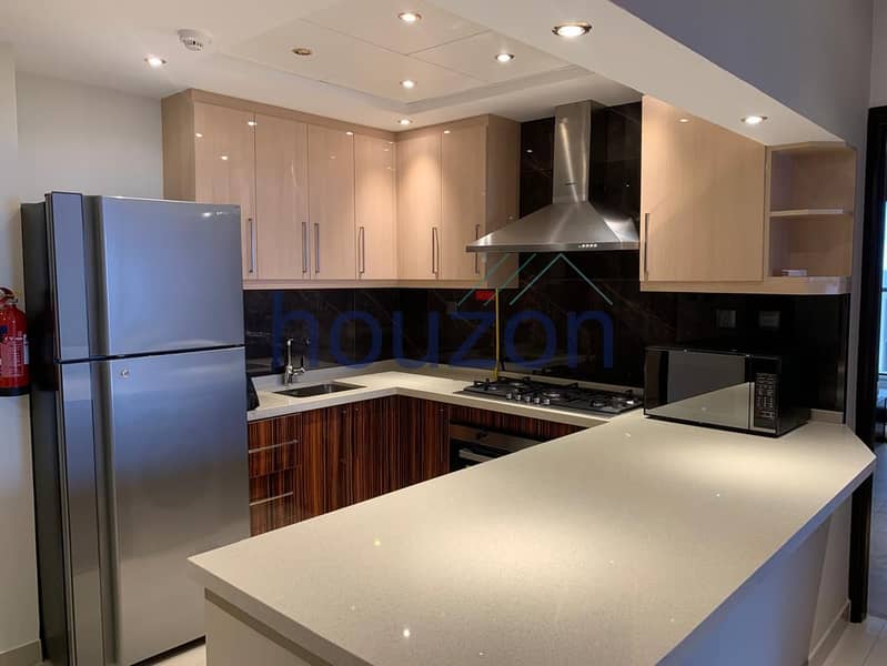 Modern + Spacious 2BR | Burj View | Furnished