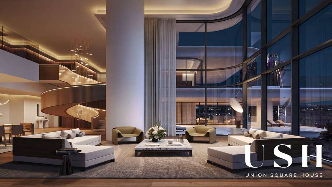 VELA South by OMNIYAT | Ultra-Luxury 5BR Penthouse | Iconic Marina & Burj Khalifa Views - Image 25