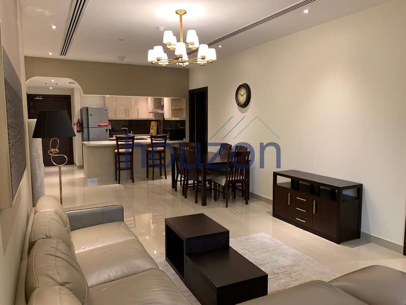 Modern + Spacious 2BR | Burj View | Furnished