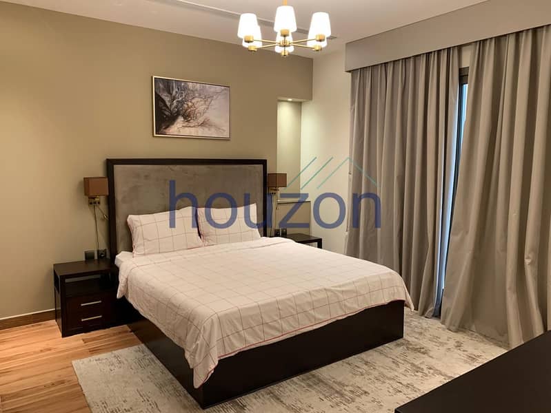 Modern + Spacious 2BR | Burj View | Furnished