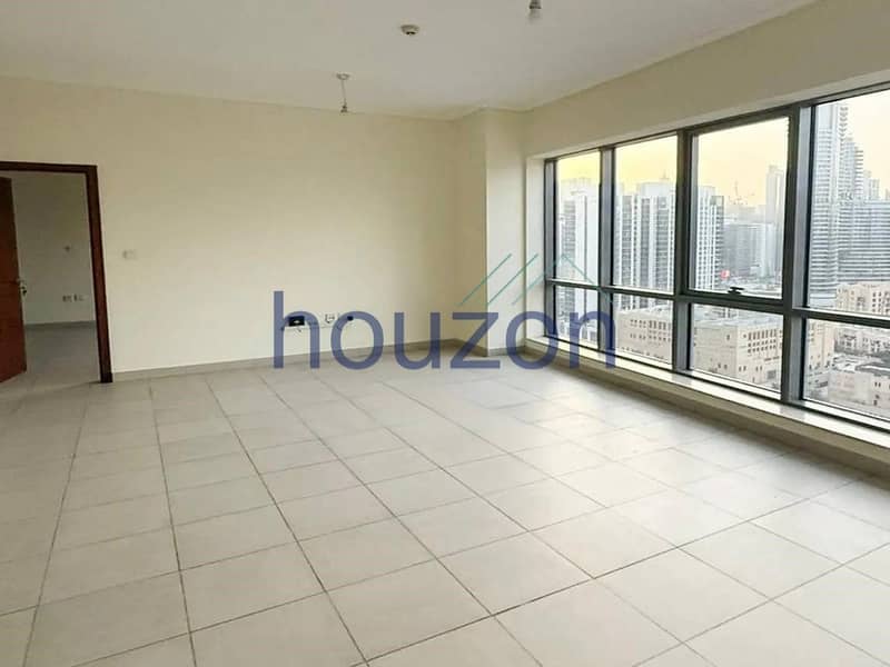 Spacious + Bright 3BR | Unfurnished | Burj View