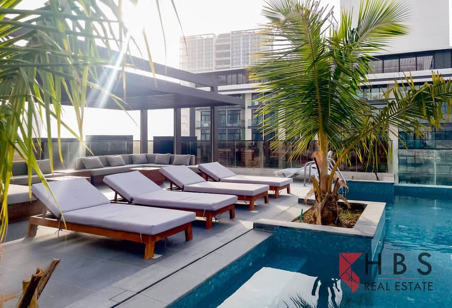 MODERN STUDIO | ROOFTOP POOL ACCESS | MARWA HEIGHTS - Image 15