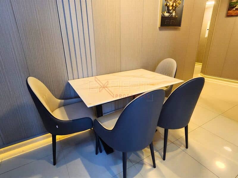 Fully Furnished |Elegant Waterfront Living | Modern 1BHK