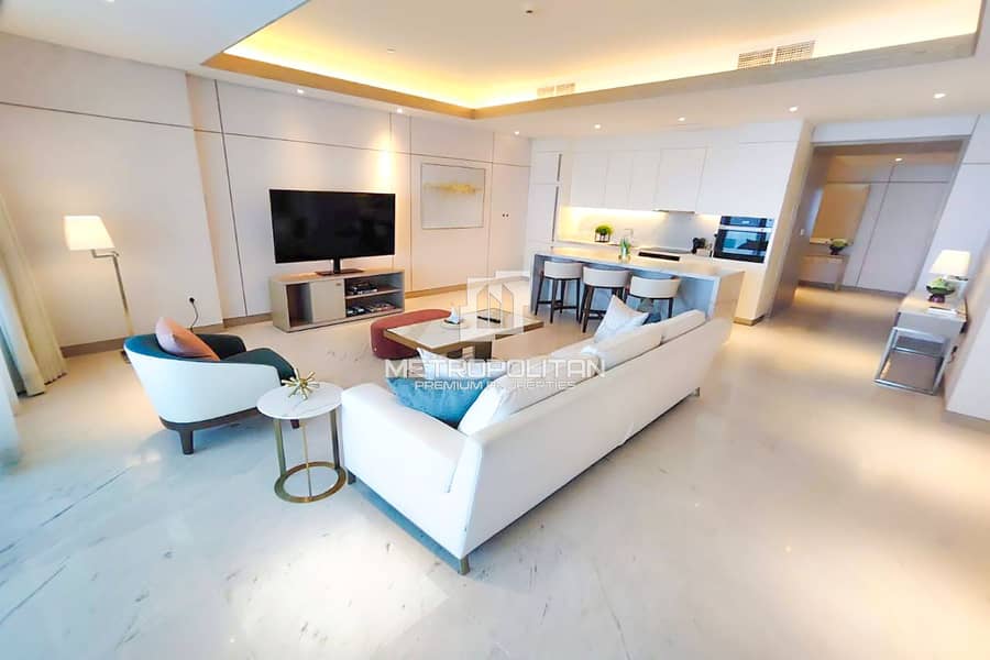 High Floor | Ain Dubai and Palm View | Furnished