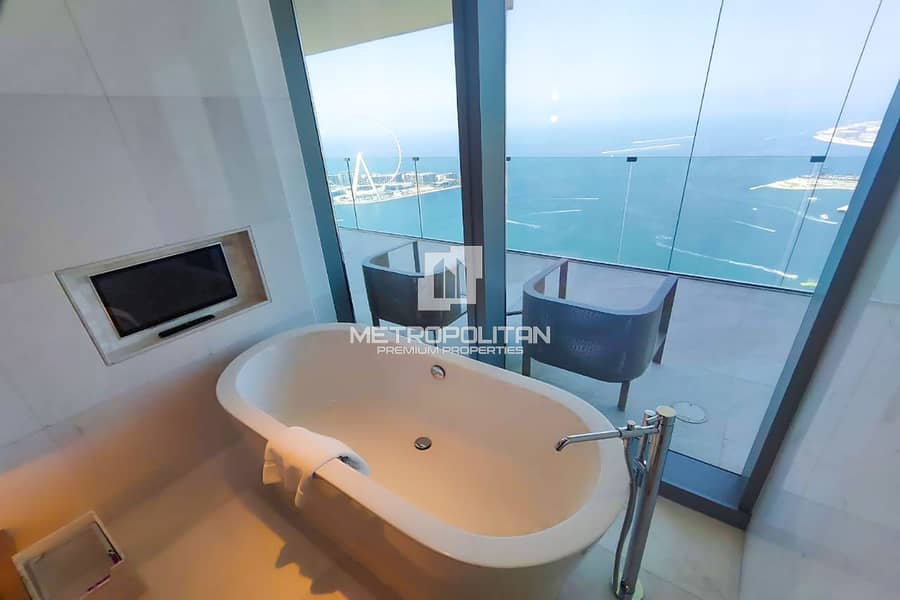 High Floor | Ain Dubai and Palm View | Furnished - Image 16
