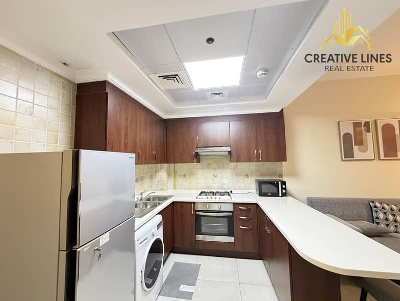 Luxury Furnished Studio | Huge Balcony | Full Burj Khalifa View - Image 7