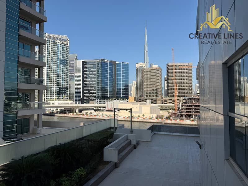 Luxury Furnished Studio | Huge Balcony | Full Burj Khalifa View - Image 10