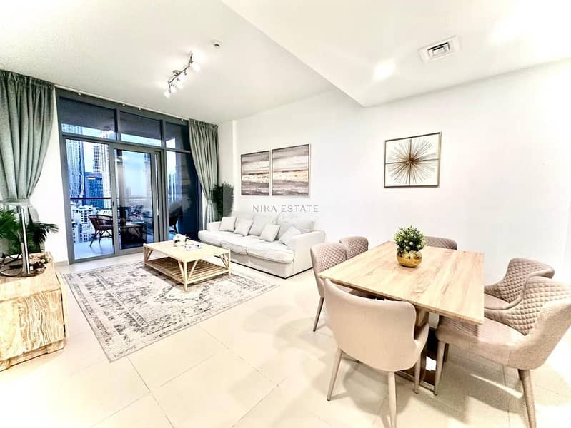 Downtown Panorama | Burj Khalifa View | Furnished