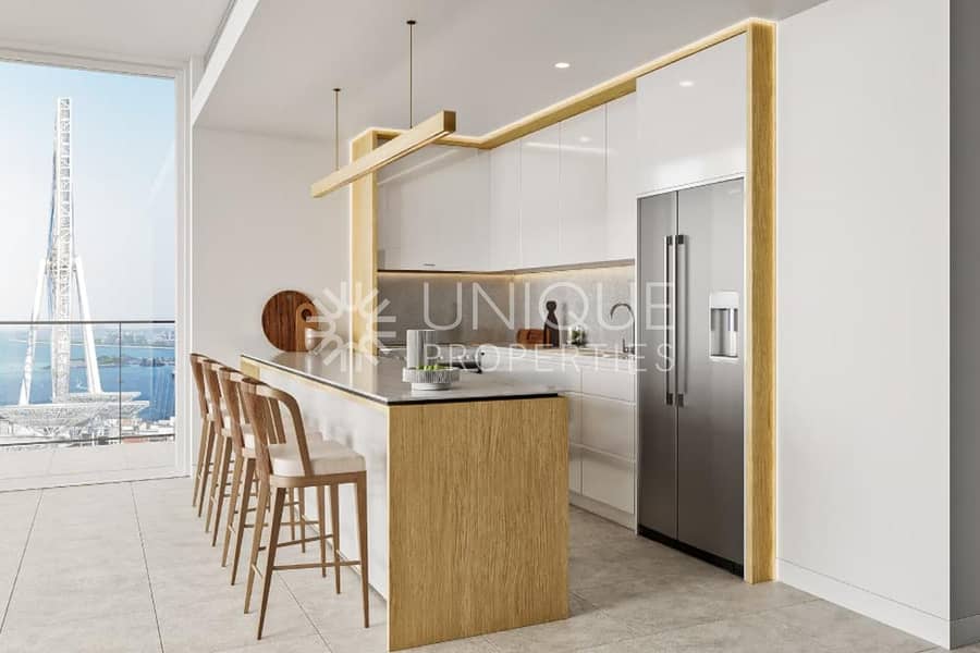 Above 40th floor | Full Sea and JBR Skyline view