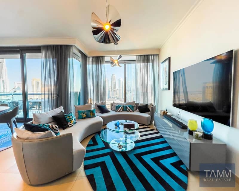 3BR + Maid | Full Burj Khalifa View | Fully Furnished