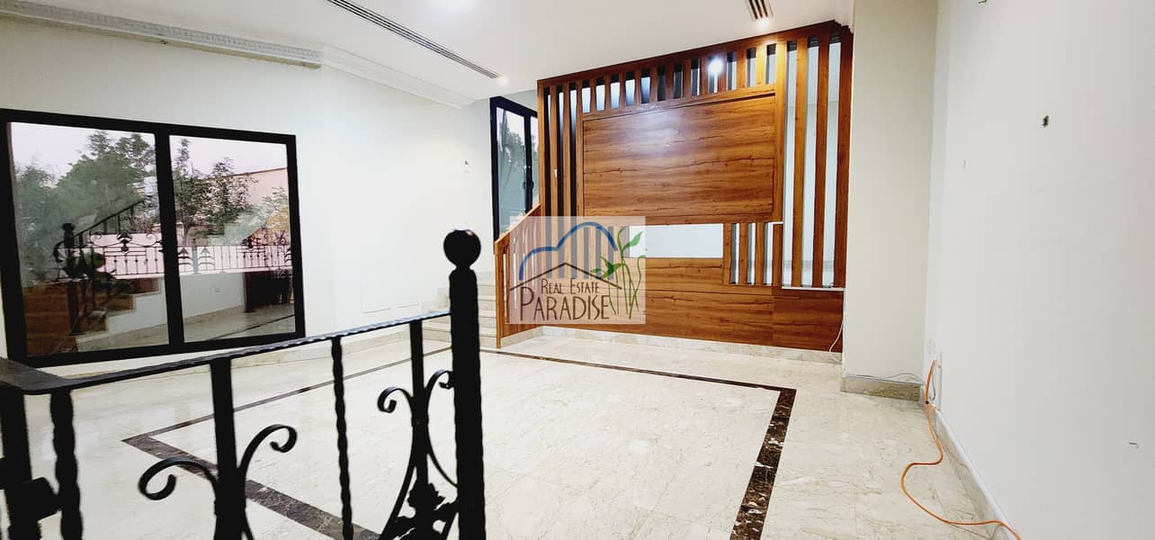 available semi independent 4 Bedroom all Master bedrooms/Maid Room/ Living & dinning/private back lawn swimming pool/4parking space/for rent in mirdif - Image 12