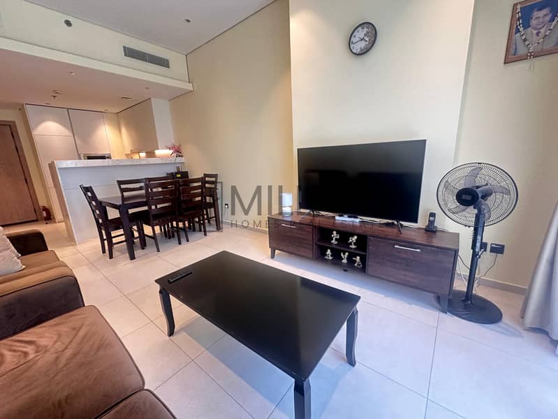 Modern Interiors | Pool View | Fully Furnished 3BR