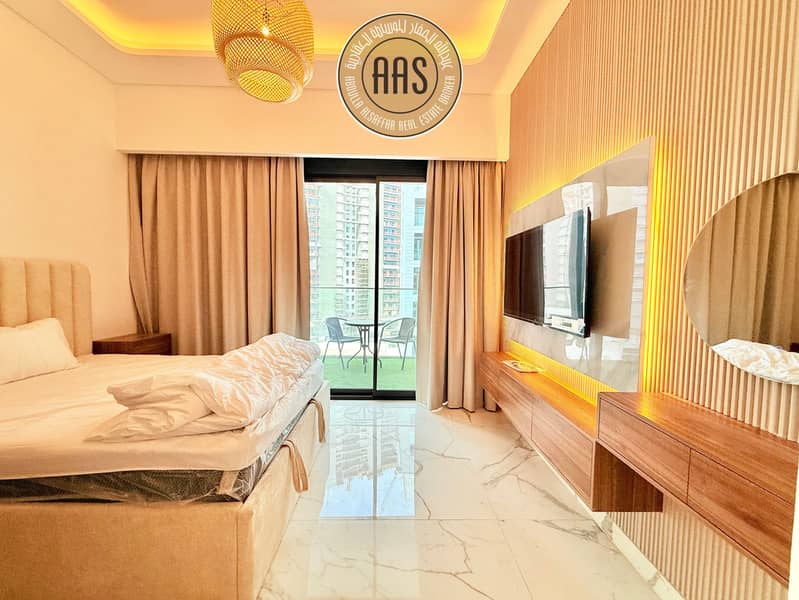 Very nice view •• chiller free •• brand new •• luxurious studio •• hot offer •• multiple options