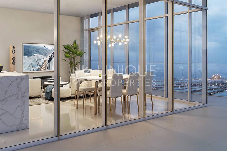 Palm and Sea View | Penthouse | Beach Access