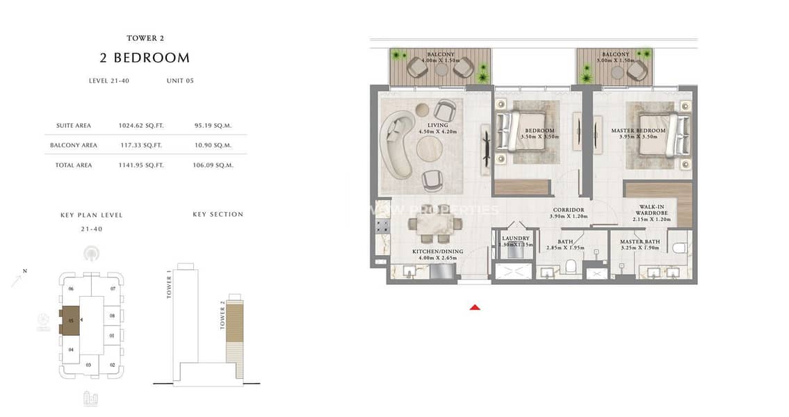 Best Deal | High Floor Unit | Ain Dubai View - Image 10