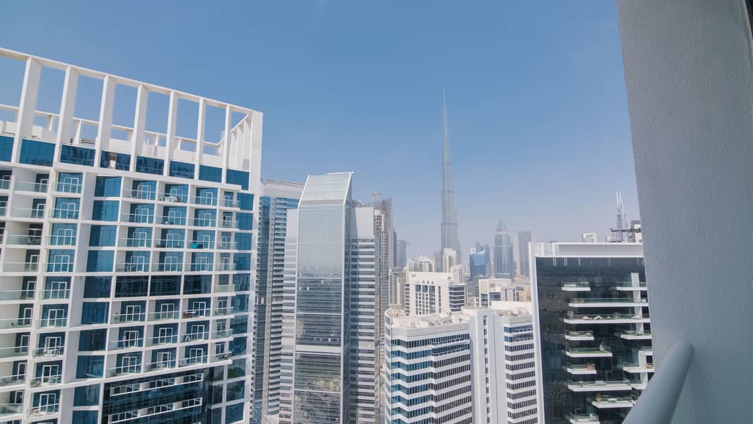 Fully furnished | 1BHK Rented | Full Canal View | Burj Khalifa view | High floor | Ready investor deal | Motivated seller