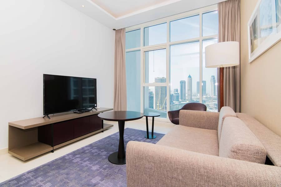 Fully furnished | 1BHK Rented | Full Canal View | Burj Khalifa view | High floor | Ready investor deal | Motivated seller