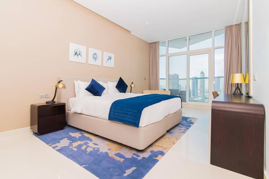Fully furnished | 1BHK Rented | Full Canal View | Burj Khalifa view | High floor | Ready investor deal | Motivated seller