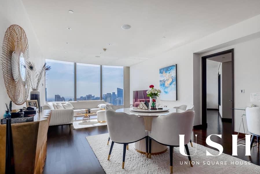 Tenanted | 2BR | Mid Floor | Full Fountain View