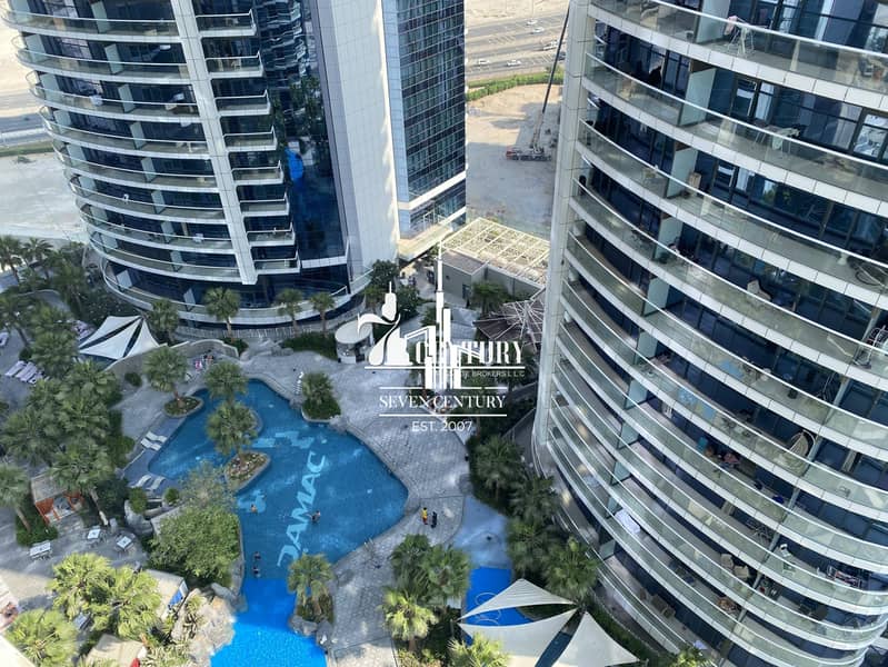 Fully Furnished | Stunning 3 BR | High Floor