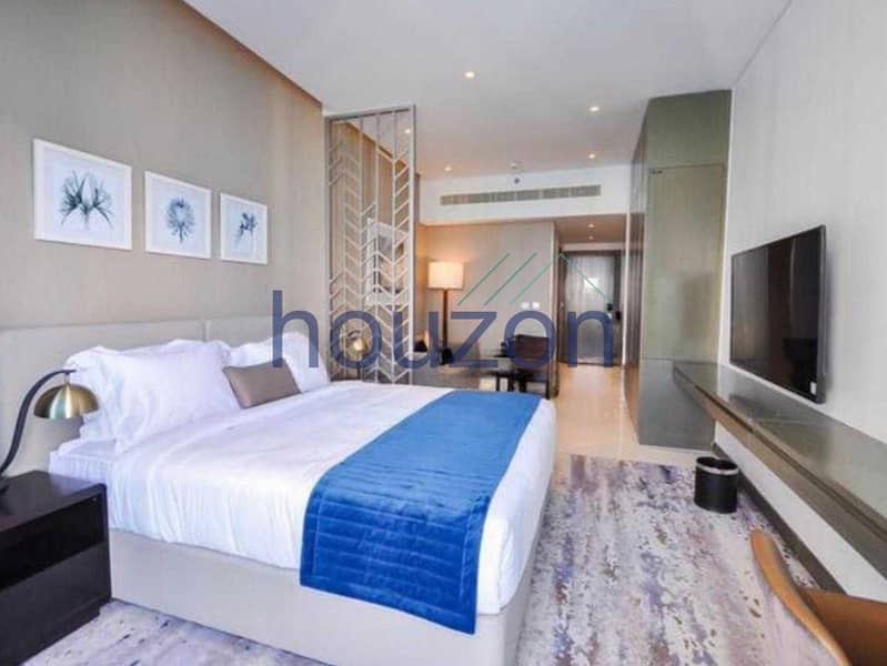 Spacious Studio | Balcony | Canal + Pool View