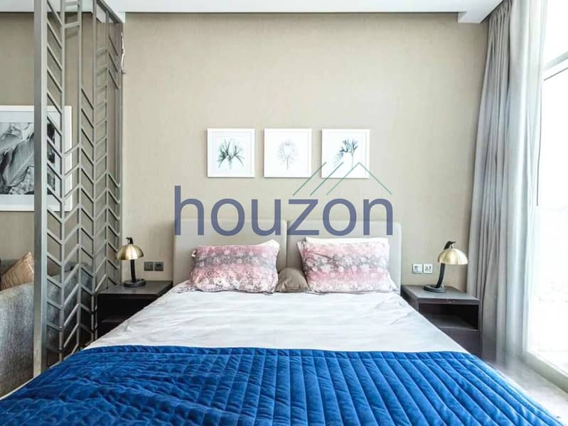 Spacious Studio | Balcony | Canal + Pool View