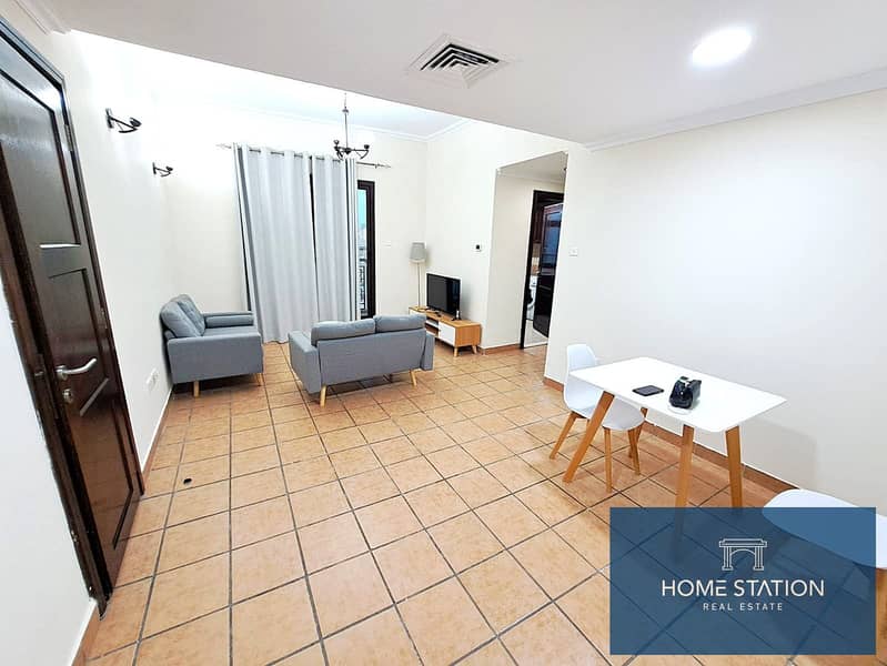 Furnished 1BR Apartment With Balcony | Near MOE