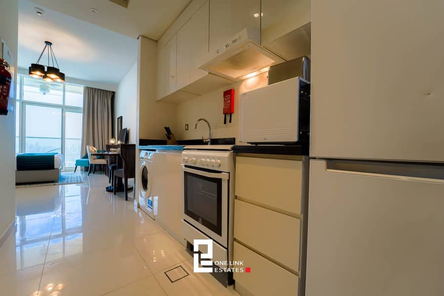 Higher Floor | Fully Furnished Studio with Balcony | Vacant - Image 10