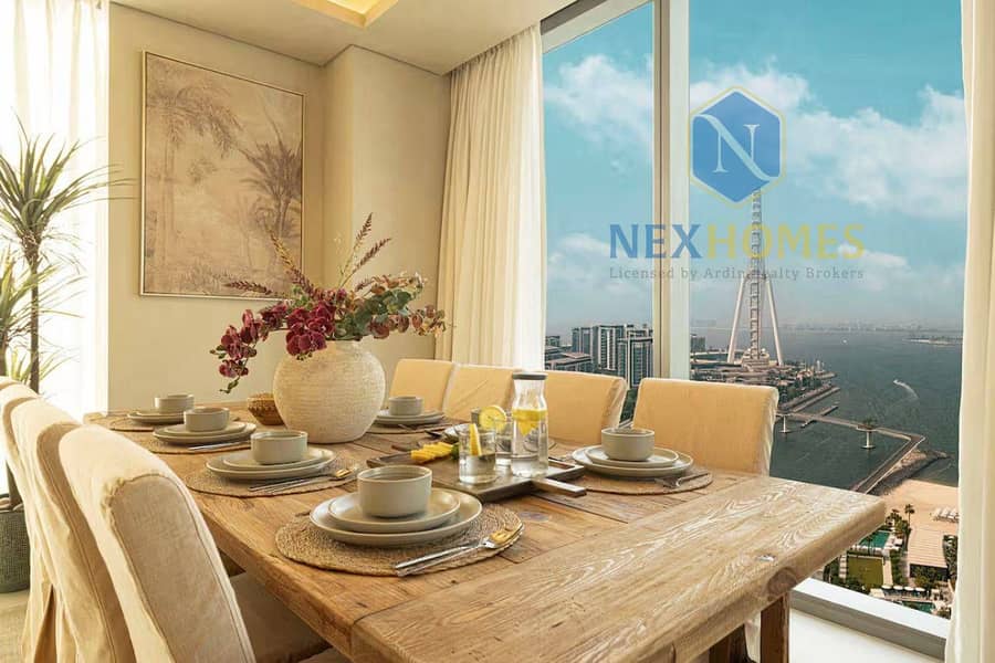 Full Sea & Marina View | Big Balcony | High Floor