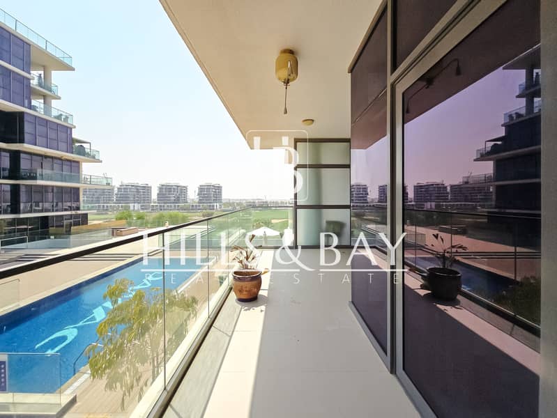 Luxury 2bed+Maid's |Fully Furnished| Golf View