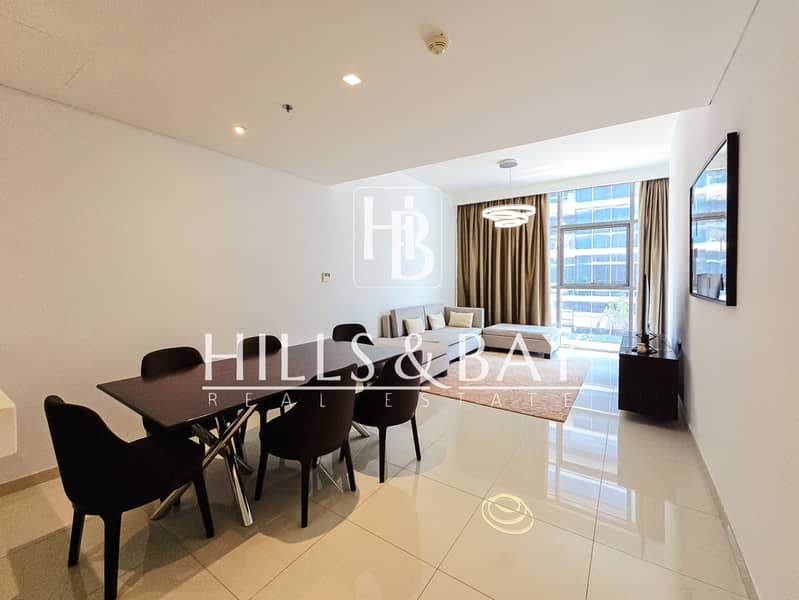 Luxury 2bed+Maid's |Fully Furnished| Golf View