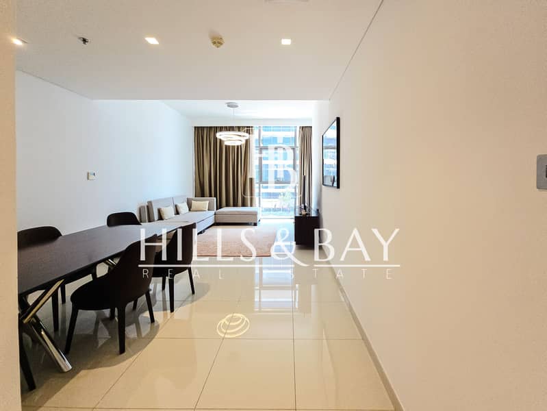 Luxury 2bed+Maid's |Fully Furnished| Golf View