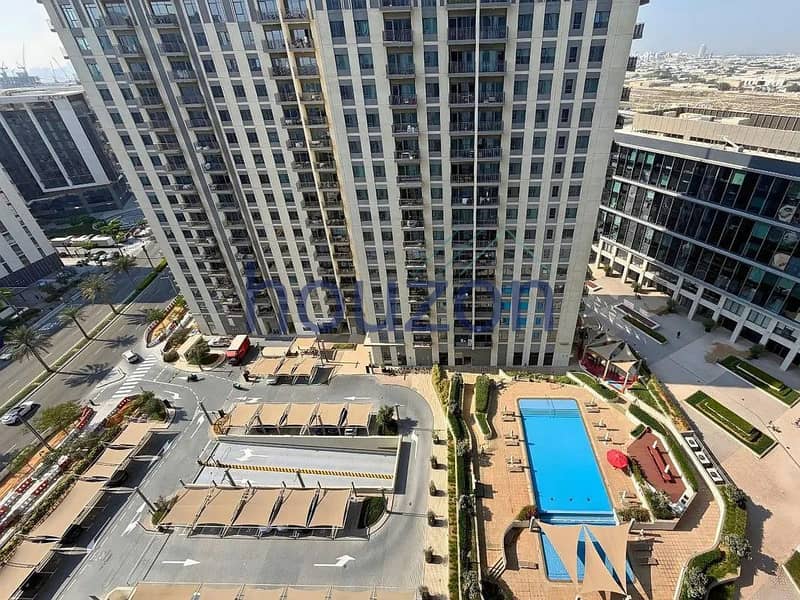 Modern 1BR | Pool View | Chiller Free | Vacant