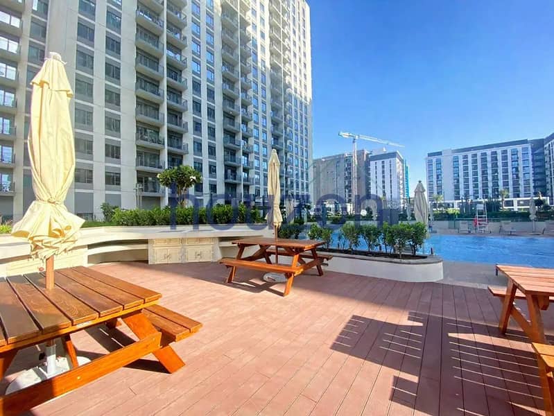 Modern 1BR | Pool View | Chiller Free | Vacant - Image 10