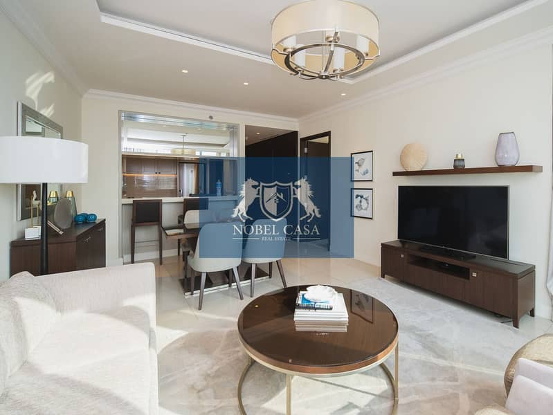Spacious | Fully Furnished | Burj View
