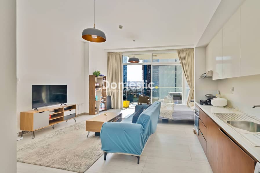 Fully furnished Studio +Balcony |Vacant | Upgraded