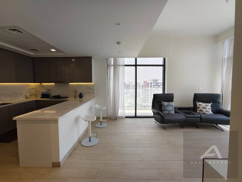 VASTU Compliant | 1 Bedroom Fully Furnished | Canal & Pool View | Azizi Riviera 7