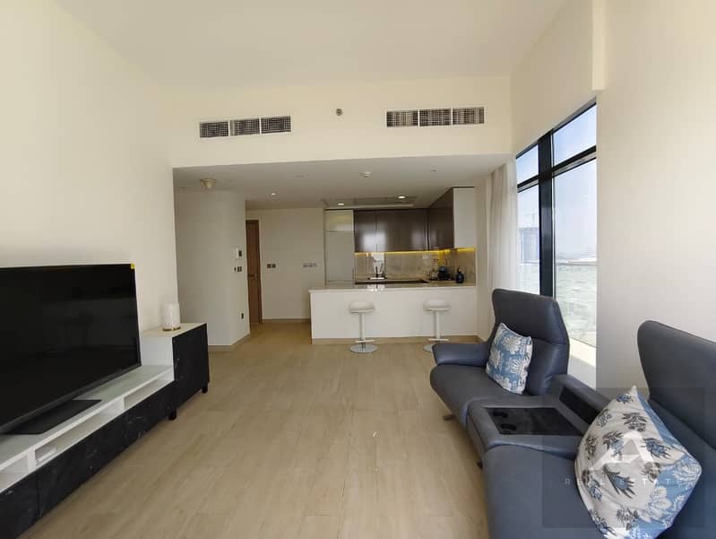 VASTU Compliant | 1 Bedroom Fully Furnished | Canal & Pool View | Azizi Riviera 7