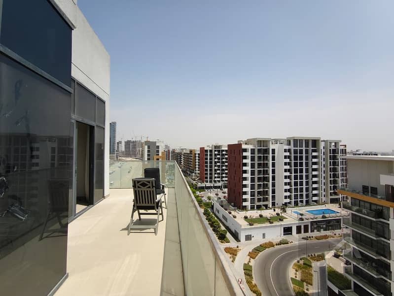 VASTU Compliant | 1 Bedroom Fully Furnished | Canal & Pool View | Azizi Riviera 7 - Image 10