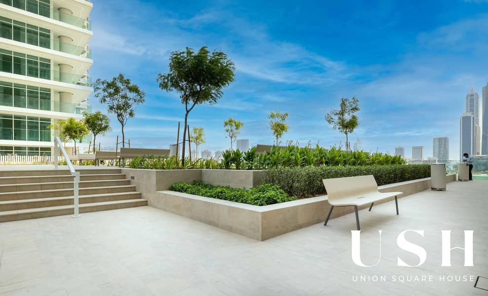 Largest 1BR | Full Sea and Marina skyline view