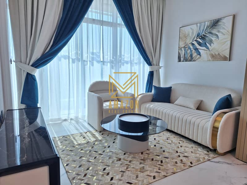 Stunning 1BR with Private Pool | Higher Floor | Fully-furnished | Brand New - Ready