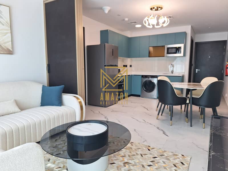 Stunning 1BR with Private Pool | Higher Floor | Fully-furnished | Brand New - Ready