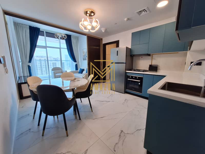 Stunning 1BR with Private Pool | Higher Floor | Fully-furnished | Brand New - Ready