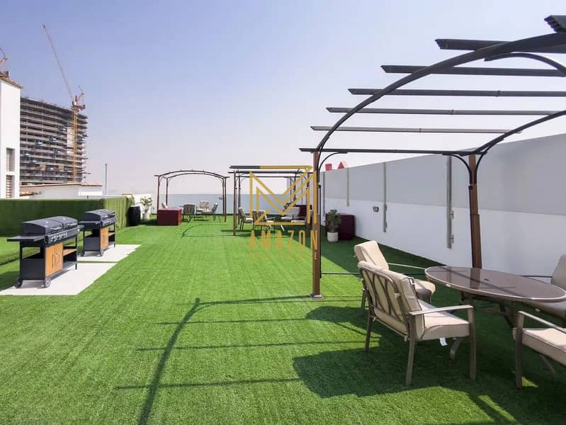 Stunning 1BR with Private Pool | Higher Floor | Fully-furnished | Brand New - Ready