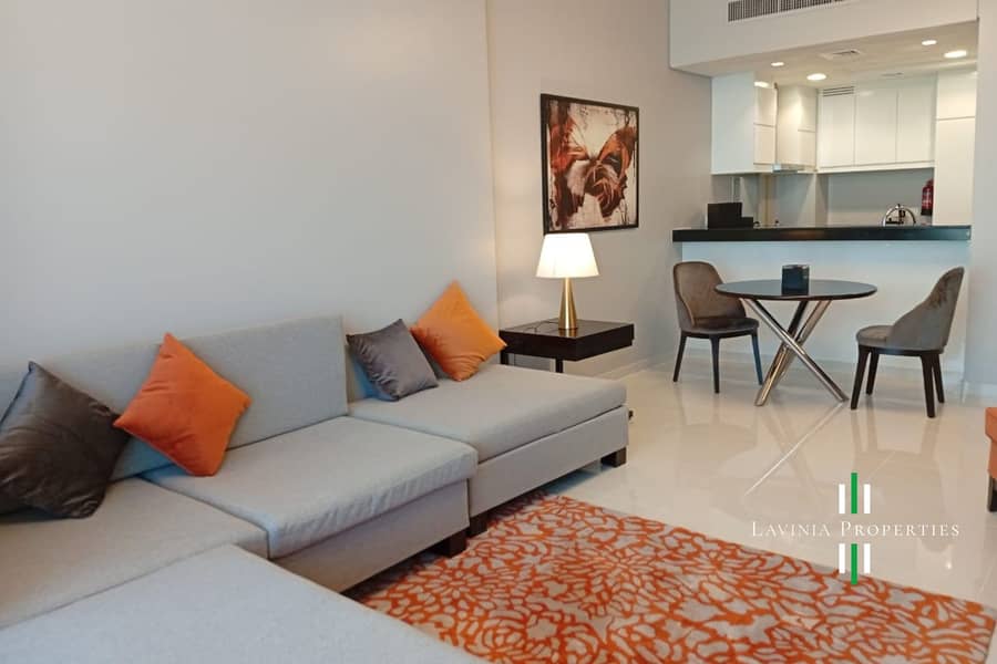 Fully Furnished | Golf View | Spacious Living Area