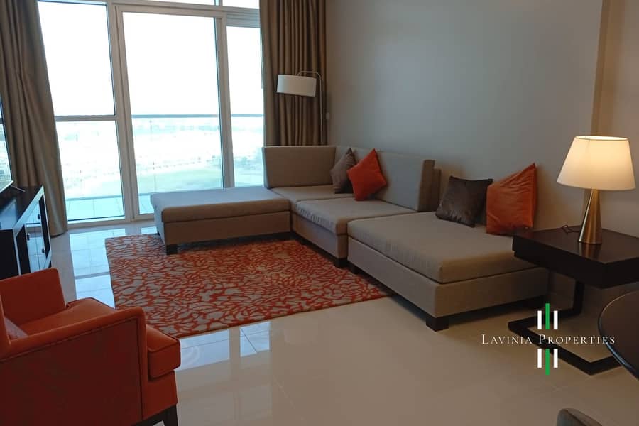 Fully Furnished | Golf View | Spacious Living Area - Image 6