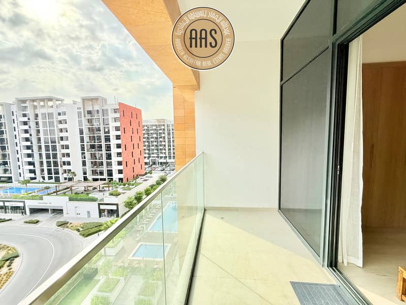 Pool + lagoon view •• 2 balconies •• chiller free •• brand new •• fully furnished 2 bedroom •• multiple options - Image 26