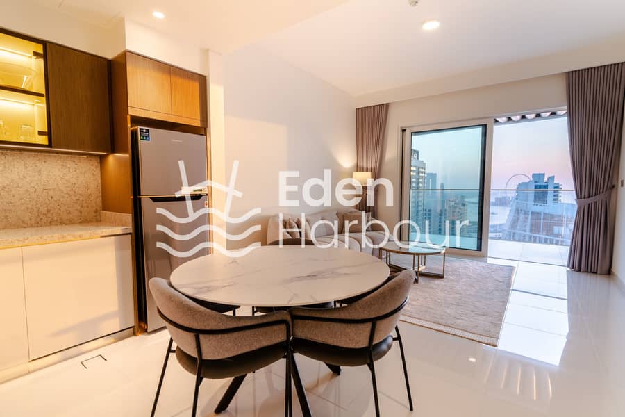 LARGER BALCONY | HIGH FLOOR | PALM VIEWS