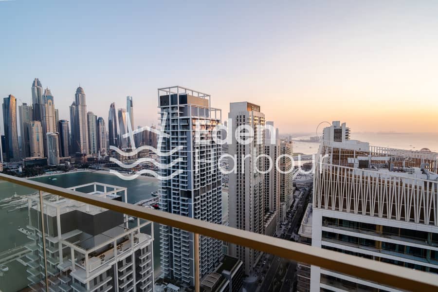 LARGER BALCONY | HIGH FLOOR | PALM VIEWS