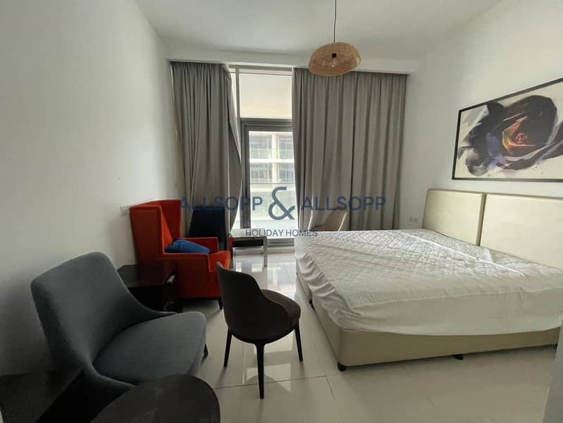 Sleek 2BR Apartment at Golf Promenade, Damac Hills